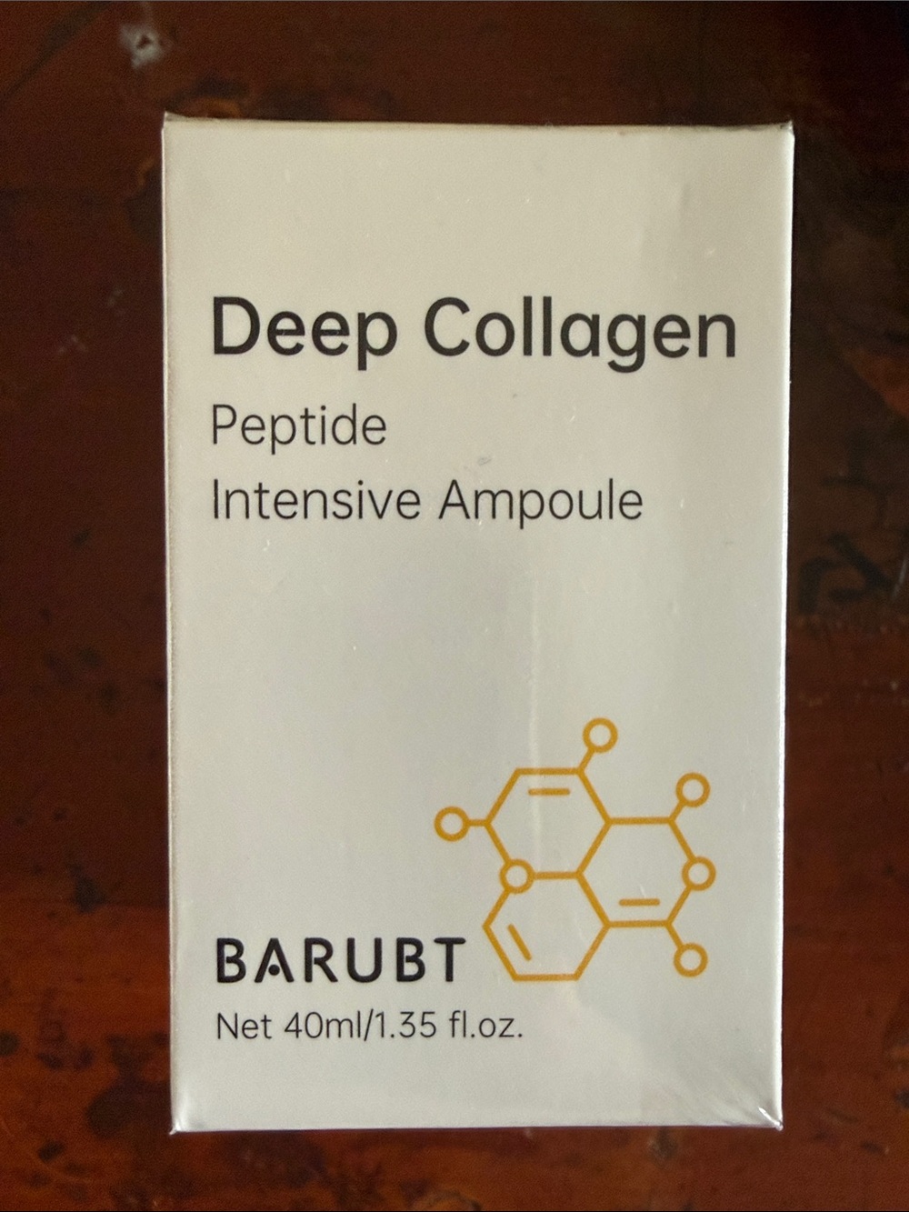 BARUBT Deep Collagen Peptide Intensive Ampoule - White with Gold Accent